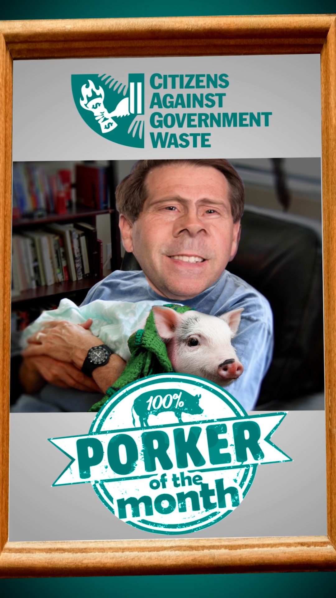 CAGW Names House Energy-Water Appropriations Subcommittee Chairman Chuck Fleischmann August 2023 Porker of the Month