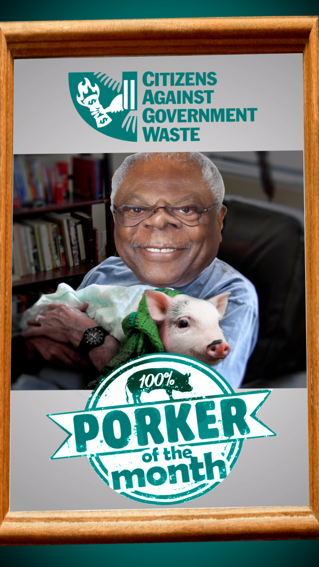 Citizens Against Government Waste Names Rep. James Clyburn February 2024 Porker of the Month