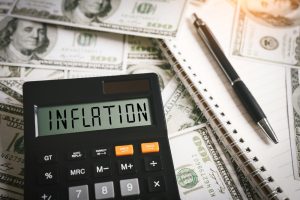 Inflation,Word,On,Calculator,In,Idea,For,Fed,Consider,Interest